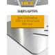 Защита картера для LADA Kalina 2013-н.в. (II), Granta 2014-н.в. 1,6 АТ бензин NLZ алюминий, 3 мм с крепежом / Лада Калина