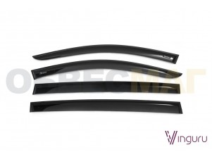 Дефлекторы окон Vinguru 4 штуки на хетчбек для Renault Sandero № AFV73714